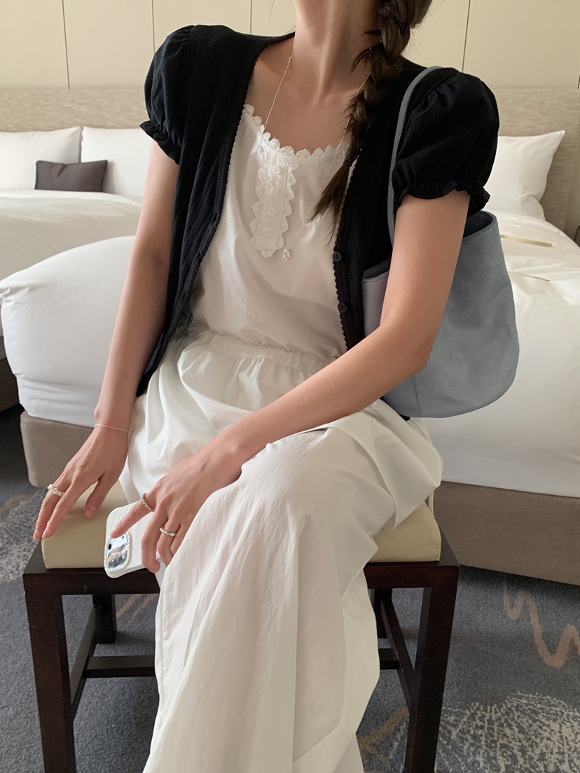 MELLOUNGE-멜라운지-T韓國代購㊣女裝新品25春夏推薦連衣裙MELLOUNGE-T連衣裙