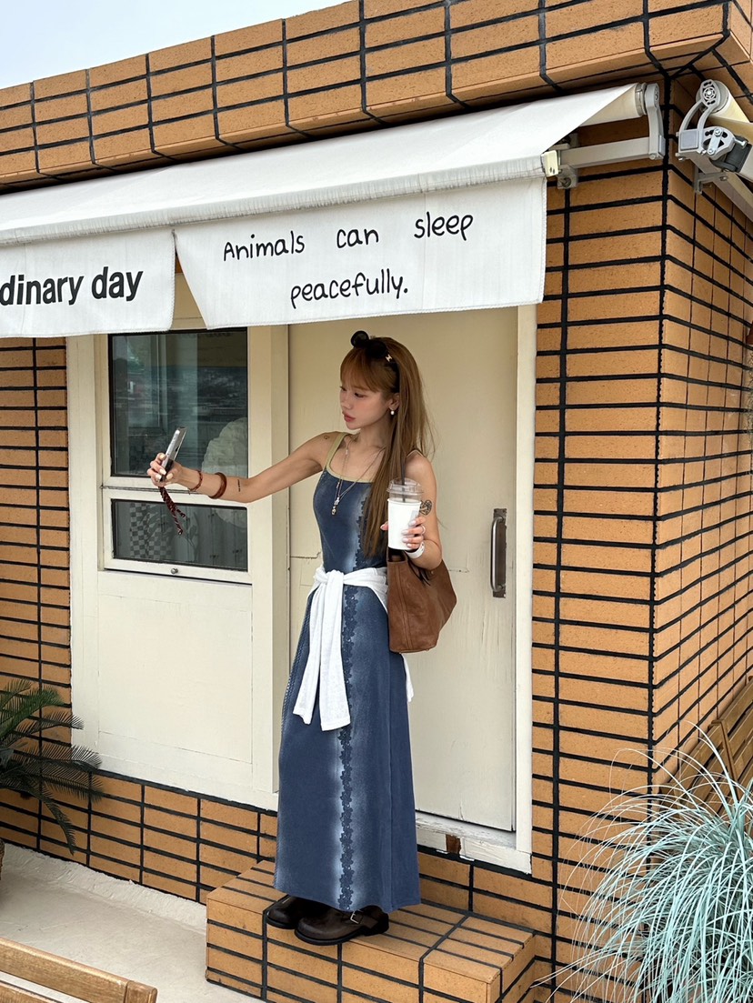 ZEROZERO韓國代購㊣女士新款人氣真品時尚熱賣25春夏連衣裙ZEROZERO連衣裙