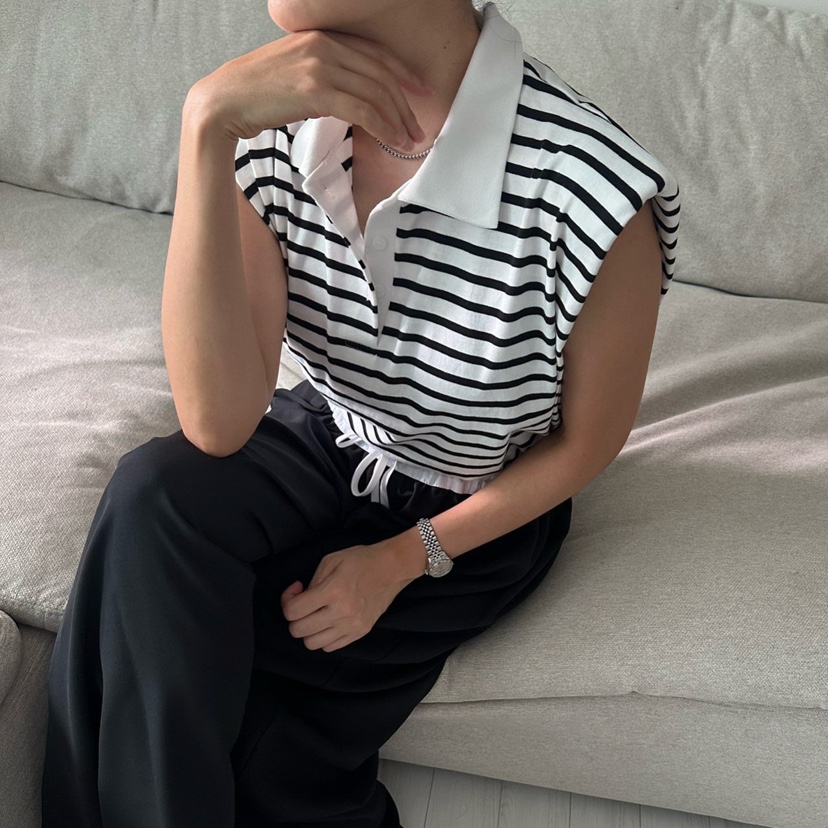 SOUIT韓國直郵㊣女裝新款25春夏推薦真品休閑時尚職業熱賣T恤SOUIT by mabel-LT恤