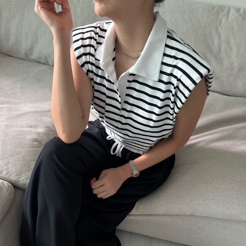 SOUIT韓國直郵㊣女裝新款25春夏推薦真品休閑時尚職業熱賣T恤SOUIT by mabel-LT恤