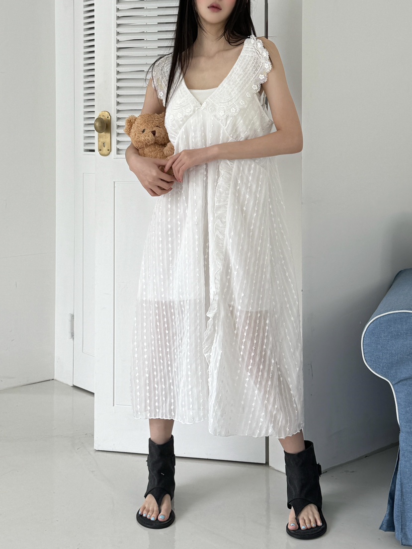 MAISONDEGLORY東大門㊣實拍女裝新品25春夏人氣真品休閑連衣裙MAISON DE GLORY連衣裙