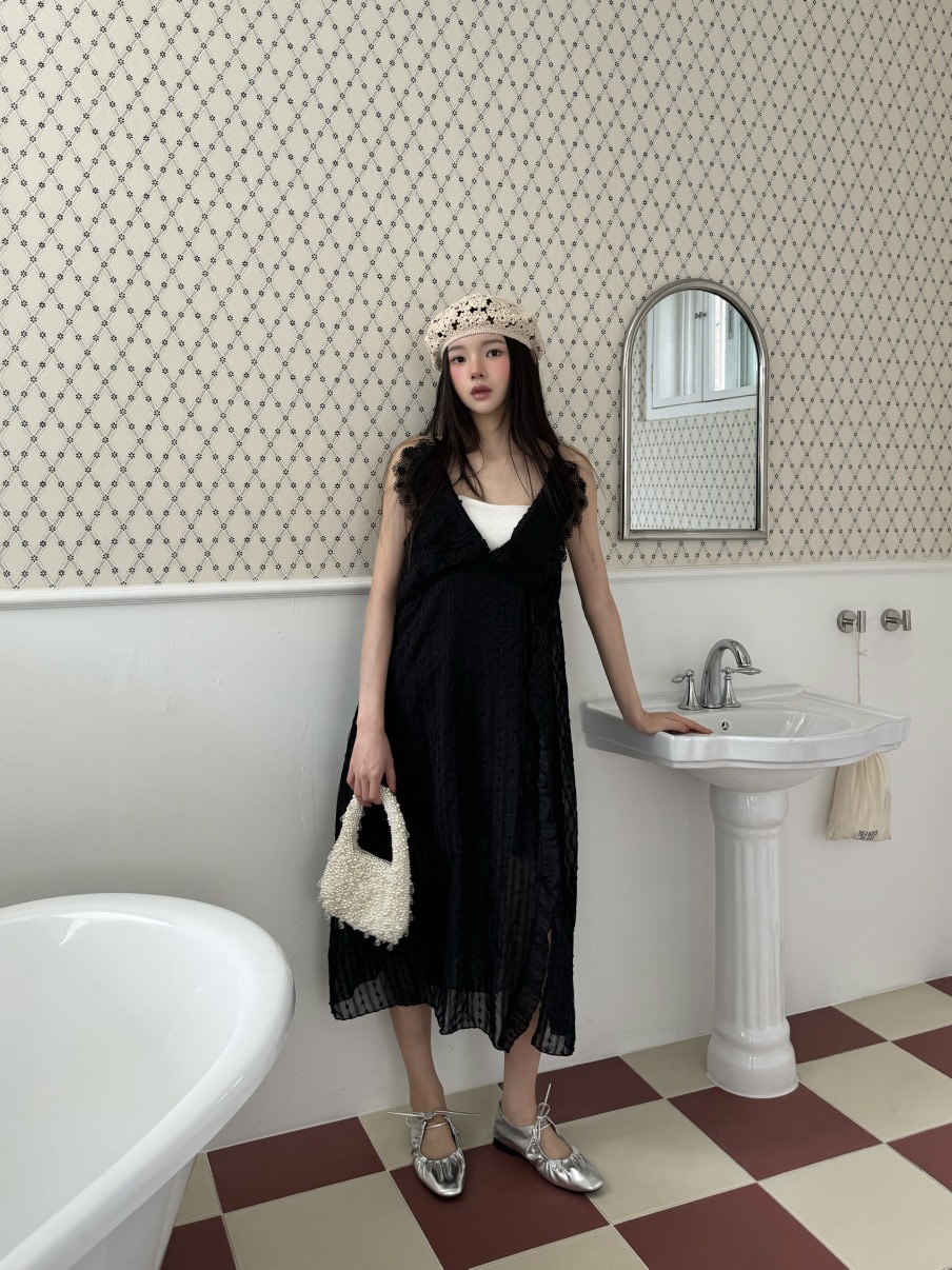 MAISONDEGLORY東大門㊣實拍女裝新品25春夏人氣真品休閑連衣裙MAISON DE GLORY連衣裙圖色2