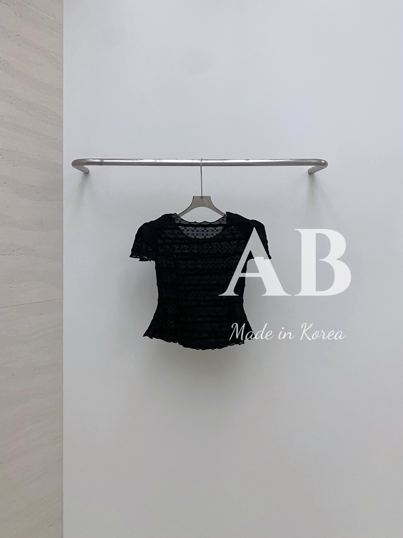 AB東大門㊣直郵女裝新品職業休閑人氣推薦25春夏襯衫蕾絲衫AB襯衫/蕾絲衫圖色2