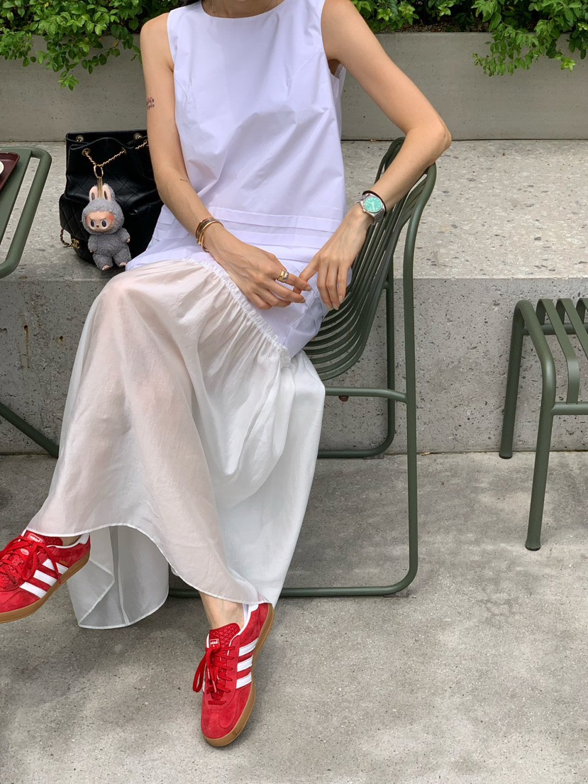 REVE CITE-L東大門㊣實拍女裝新品推薦熱賣職業連衣裙長款REVE CITE連衣裙