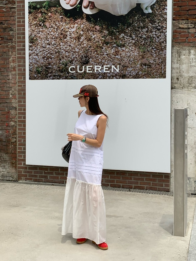 REVE CITE-L東大門㊣實拍女裝新品推薦熱賣職業連衣裙長款REVE CITE連衣裙