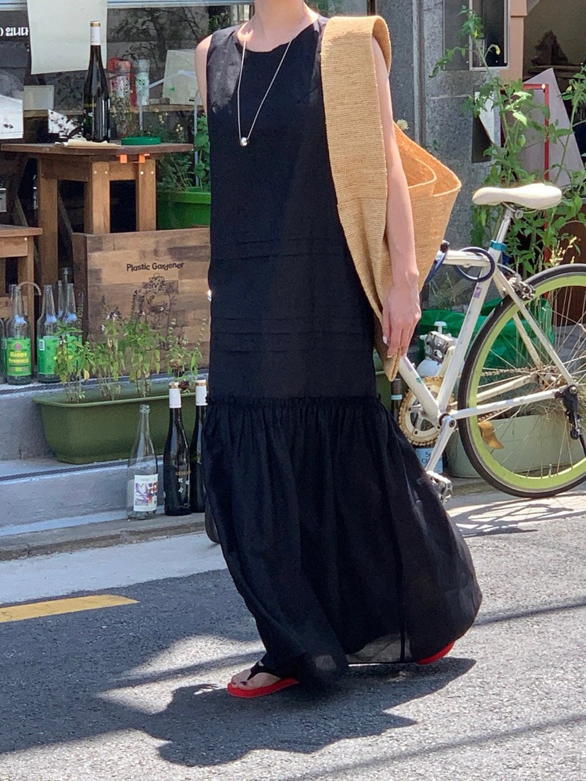 REVE CITE-L東大門㊣實拍女裝新品推薦熱賣職業連衣裙長款REVE CITE連衣裙圖色2