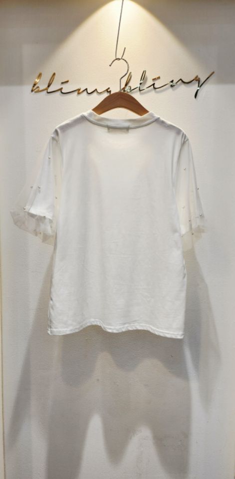 RICO東大門㊣直郵女裝新品25春夏人氣職業真品時尚休閑熱賣T恤bling bling/RICOT恤