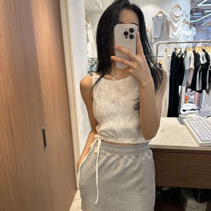 ON THE MODE韓國直郵㊣女士新款時尚熱賣人氣25春夏吊帶背心ON THE MODE吊帶/背心