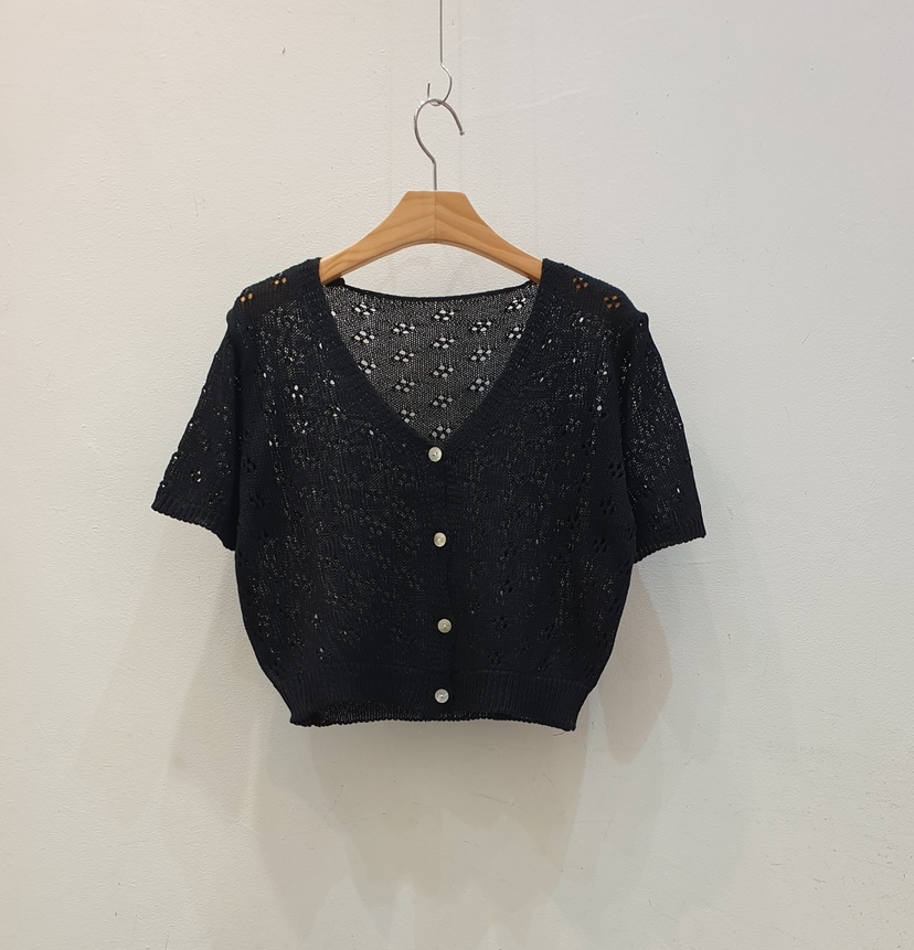 BLACK NOTE東大門㊣直郵女裝新品職業真品時尚休閑針織衫開衫BLACK NOTE針織衫圖色6