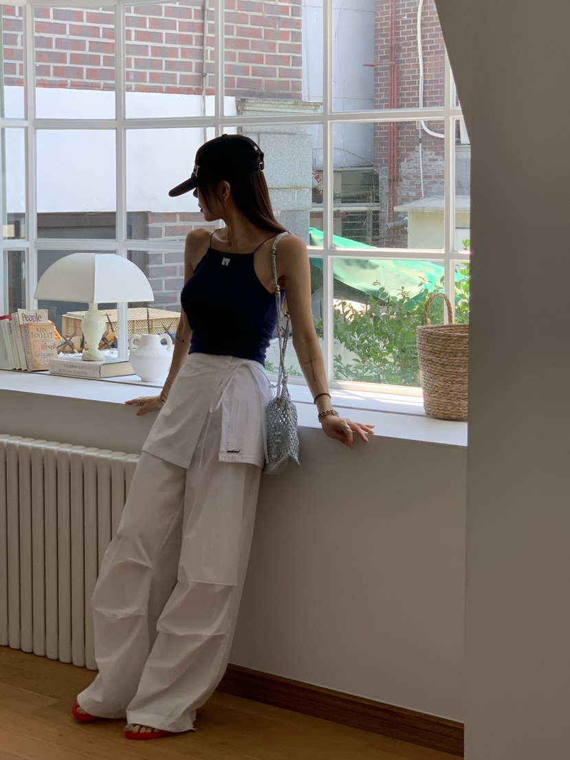 REVE CITE-L東大門㊣代購女士新款人氣25春夏休閑熱賣裙褲REVE CITE裙褲