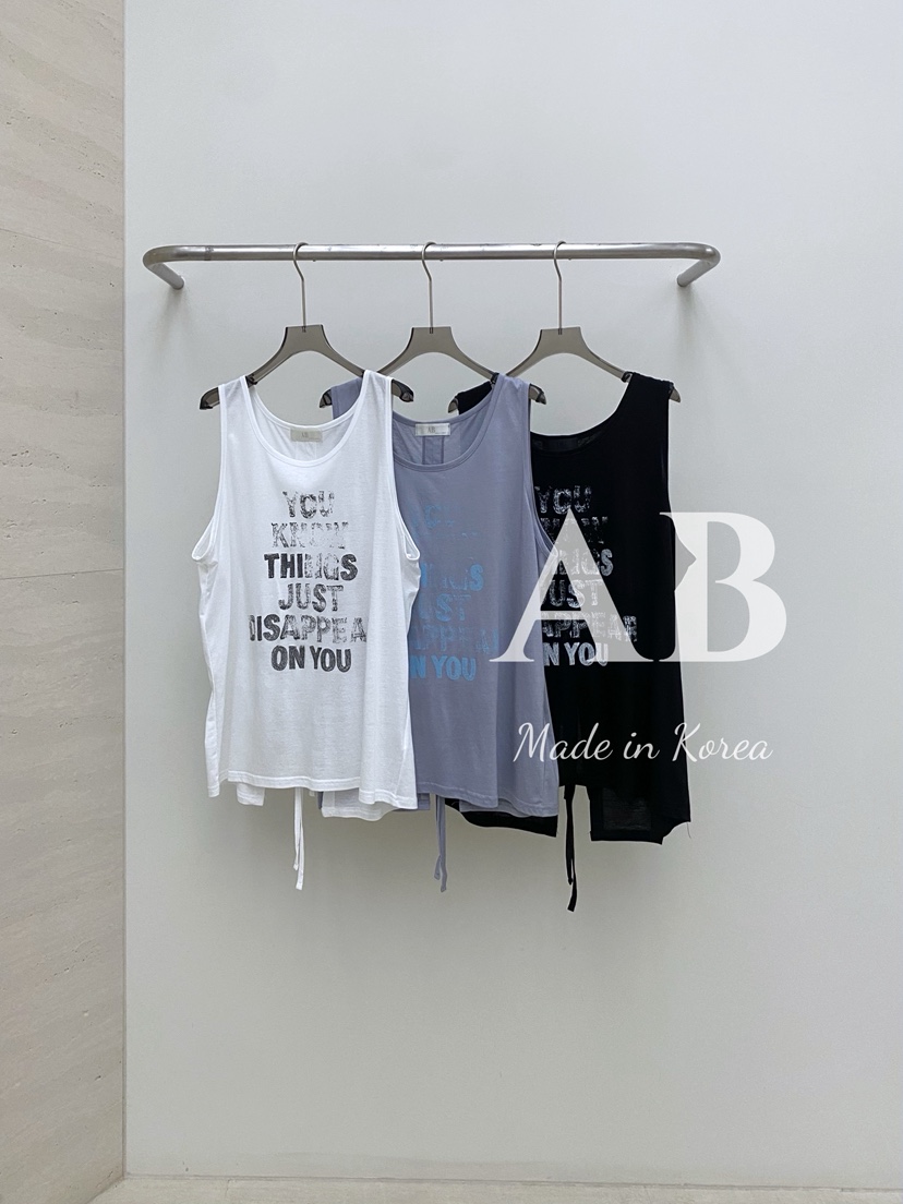 AB東大門㊣代購女士新品人氣25春夏休閑職業推薦吊帶背心天絲AB吊帶/背心
