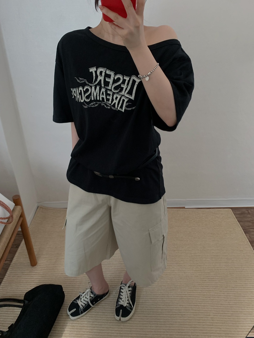 TWENTY FOUR SEVEN24-7東大門㊣代購女士新品25春夏短褲TEWNTY FOUR SEVEN24-7短褲