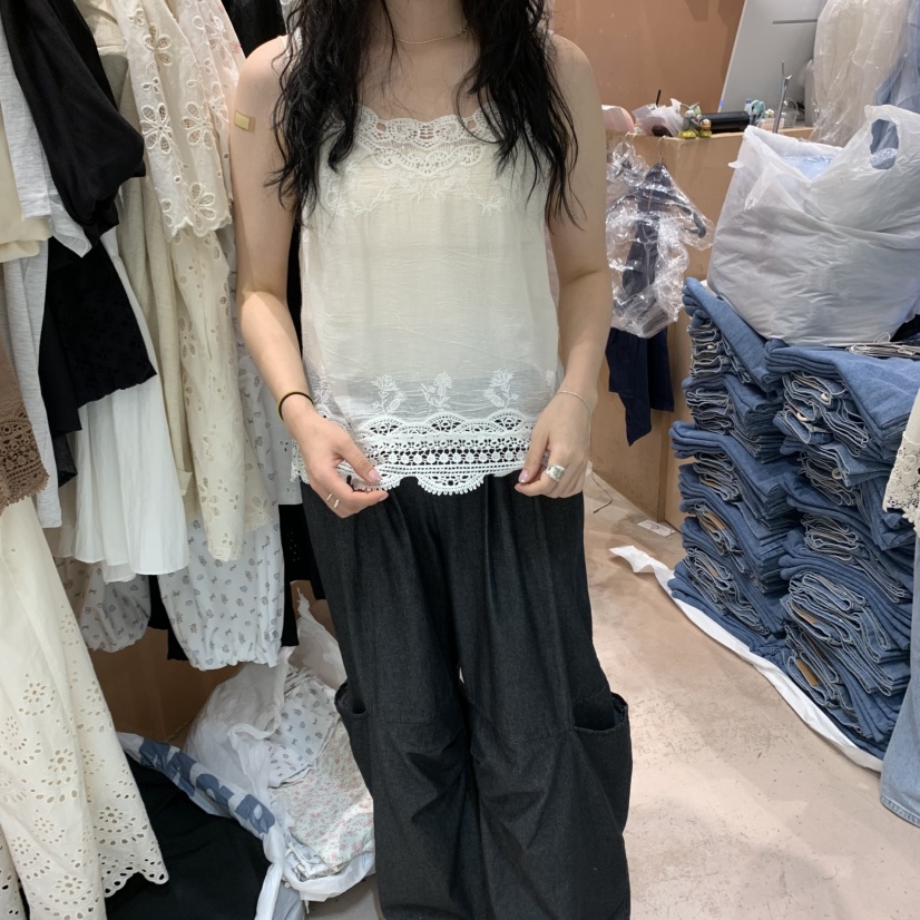 BY FLOW東大門㊣代購女裝新款真品職業休閑人氣時尚吊帶背心BY FLOW吊帶/背心圖色2
