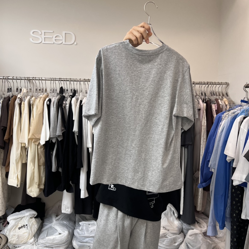 LEESEED-A韓國代購㊣女裝新品時尚25春夏職業休閑熱賣人氣T恤SEeD/LEESEEDT恤