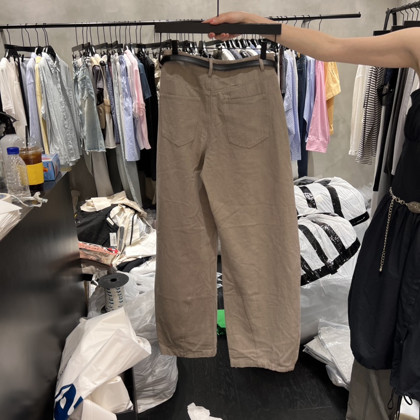 TUG東大門㊣實拍女裝新款職業人氣休閑熱賣牛仔褲不含腰帶亞麻TUG牛仔褲