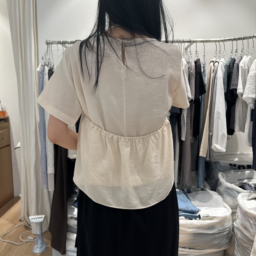 STORIES韓國直郵㊣女士新款25春夏熱賣時尚職業真品襯衫蕾絲衫STORIES襯衫/蕾絲衫