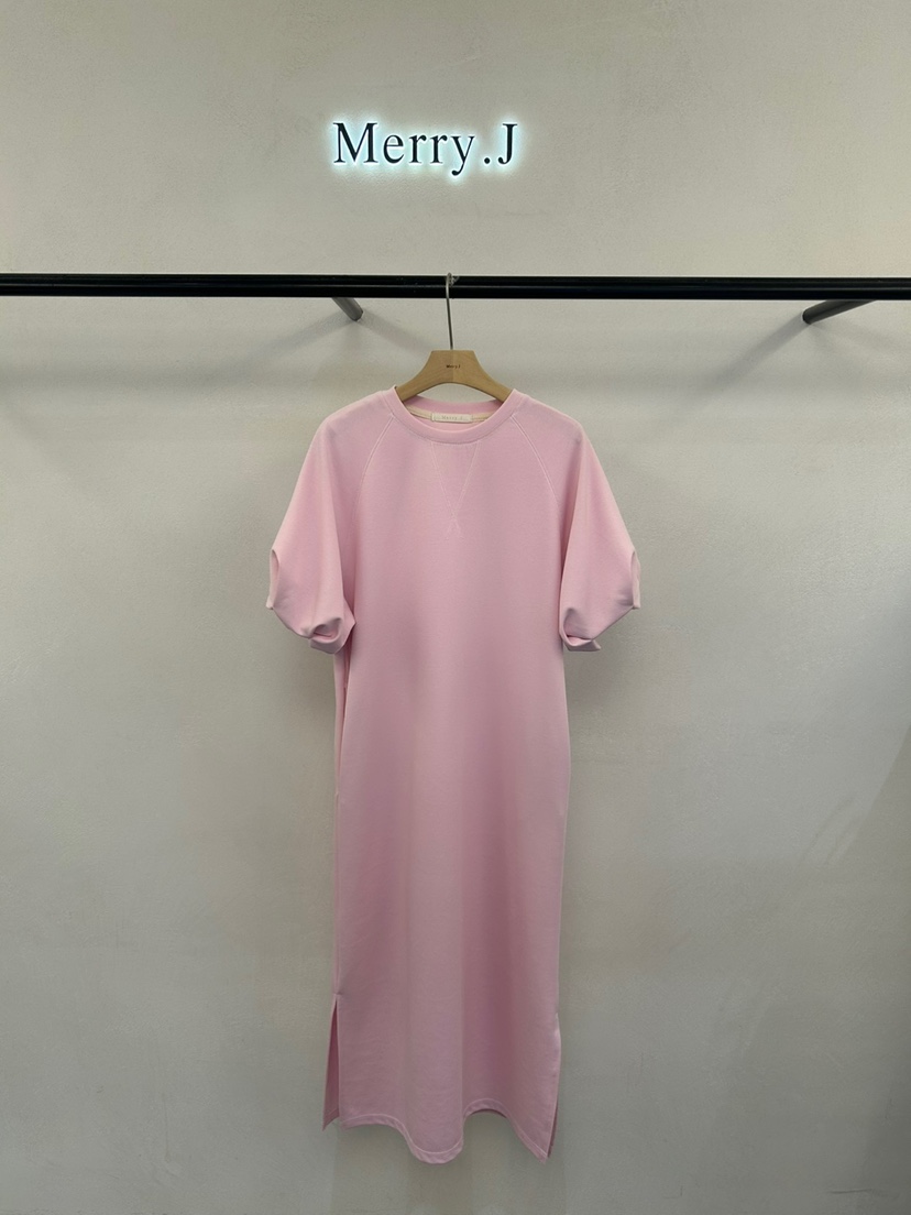 MERRY-J韓國直郵㊣女裝新品25春夏人氣休閑時尚連衣裙泡泡袖MERRY-J連衣裙圖色2