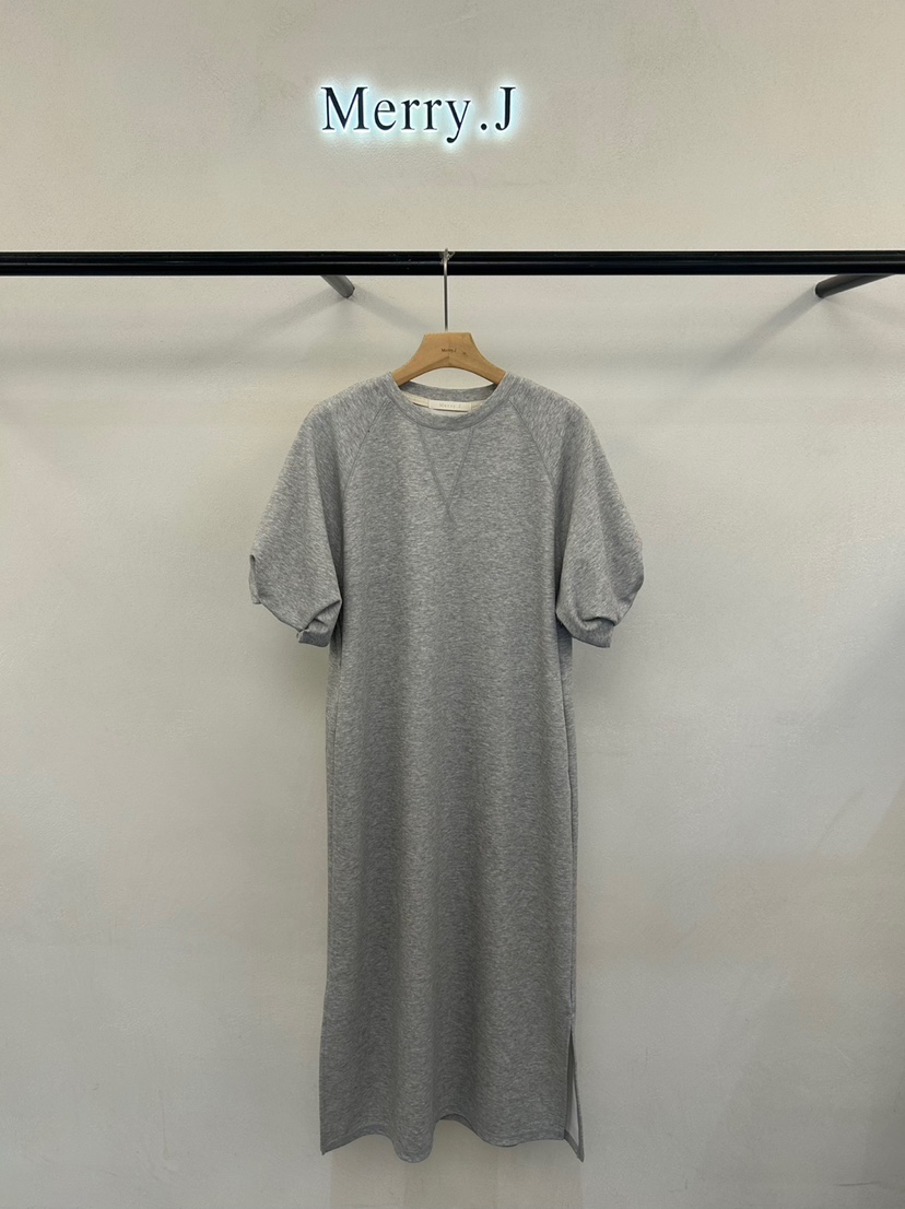 MERRY-J韓國直郵㊣女裝新品25春夏人氣休閑時尚連衣裙泡泡袖MERRY-J連衣裙圖色3