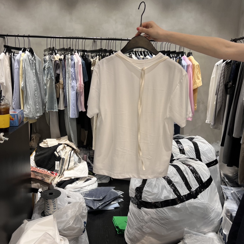 TUG韓國直郵㊣女士新品真品時尚職業人氣推薦25春夏T恤蕾絲TUGT恤