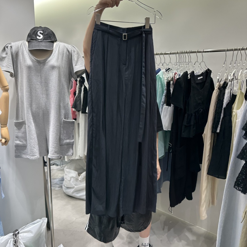 BAIE.38東大門㊣實拍女裝新品休閑真品25春夏休閑褲含腰帶BAIE.38休閑褲圖色2
