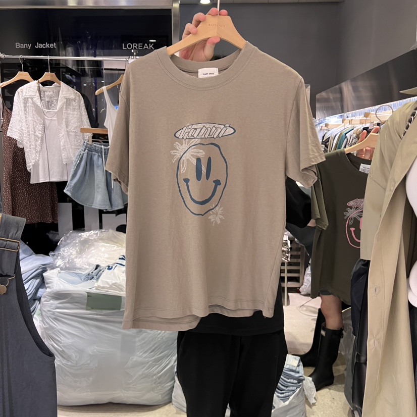 BANY ANCO東大門㊣實拍女士新品時尚推薦25春夏人氣休閑T恤BANY ANCOT恤圖色2