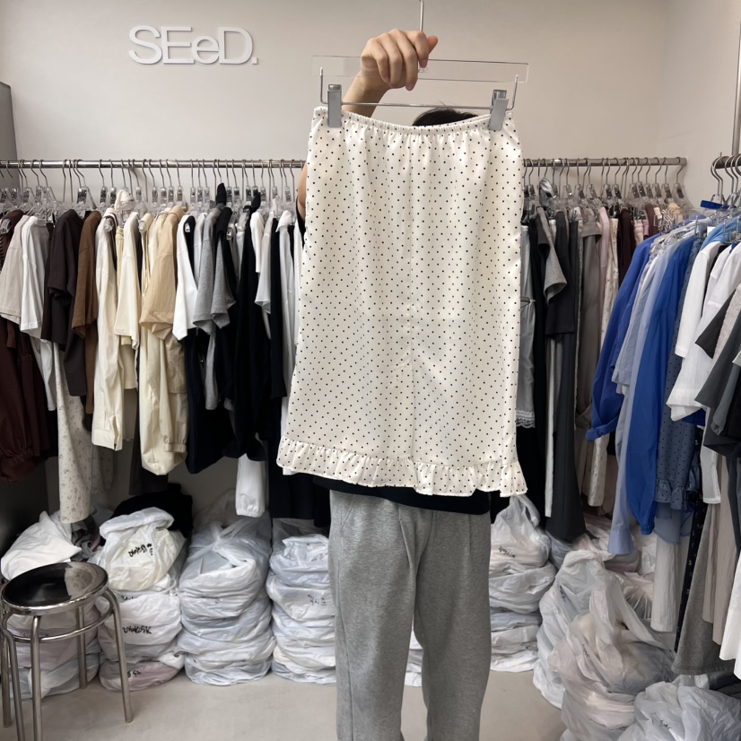 LEESEED-A韓國代購㊣女士新品人氣休閑職業時尚半身裙中短裙SEeD/LEESEED半身裙/中短裙