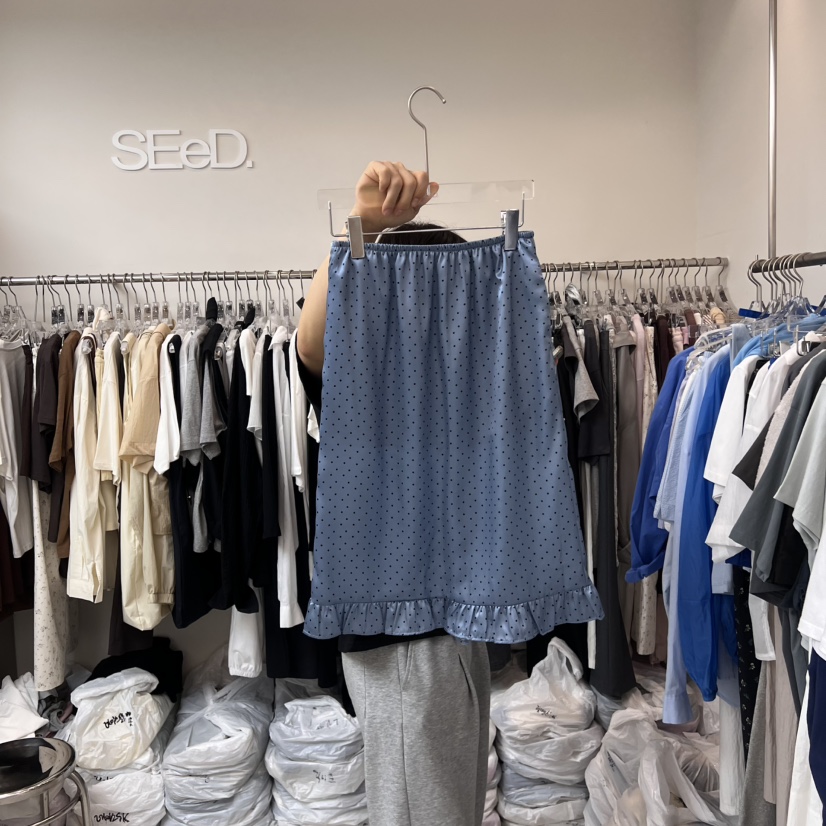 LEESEED-A韓國代購㊣女士新品人氣休閑職業時尚半身裙中短裙SEeD/LEESEED半身裙/中短裙圖色2