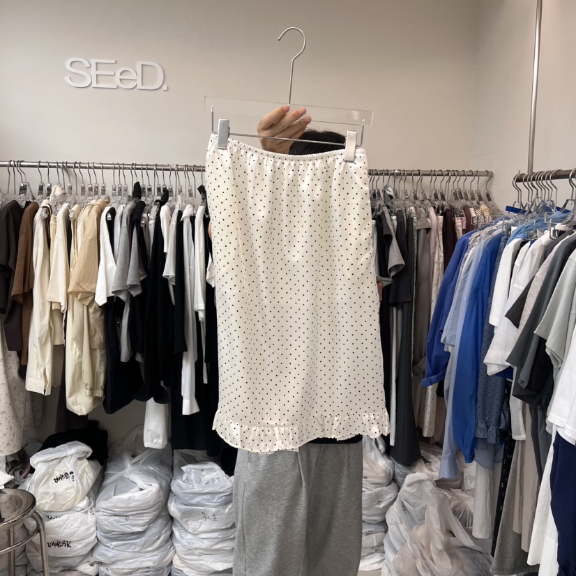 LEESEED-A韓國代購㊣女士新品人氣休閑職業時尚半身裙中短裙SEeD/LEESEED半身裙/中短裙圖色3