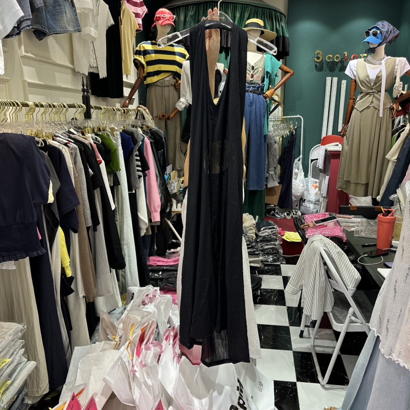 3COLOR東大門㊣實拍女裝新品25春夏連衣裙Three color連衣裙圖色2