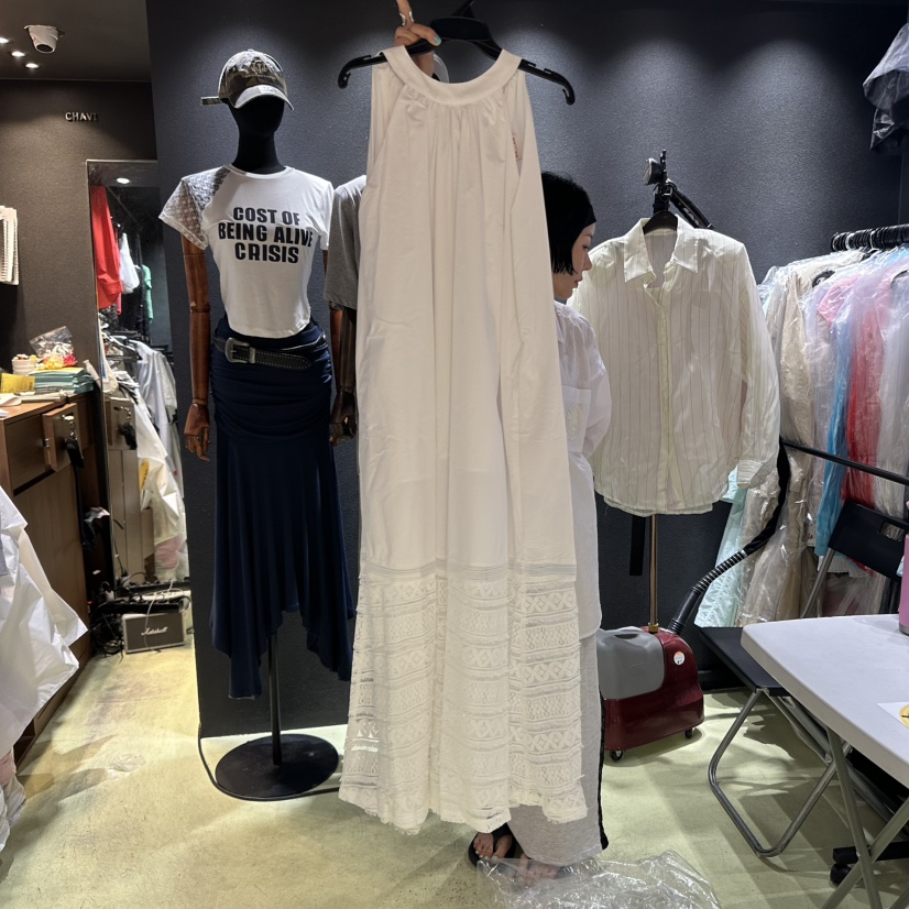 CHAVI韓國直郵㊣女士新品真品休閑職業熱賣25春夏推薦連衣裙CHAVI連衣裙