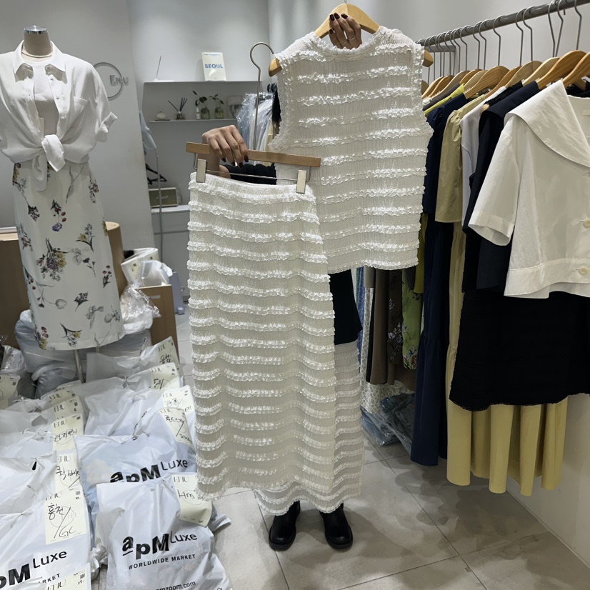 EN.U東大門㊣實拍女士新品熱賣職業人氣時尚25春夏套裝套裝EN.U套裝
