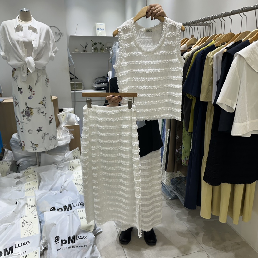EN.U東大門㊣實拍女士新品熱賣職業人氣時尚25春夏套裝套裝EN.U套裝