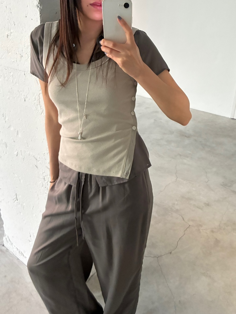 ACME東大門㊣實拍女裝新品25春夏真品時尚推薦人氣吊帶背心ACME吊帶/背心圖色2