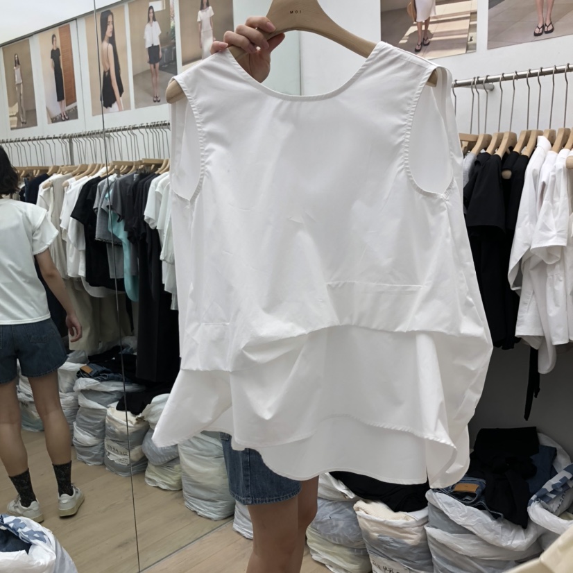 MOI-A韓國直郵㊣女士新款25春夏人氣熱賣真品推薦吊帶背心MOI-A吊帶/背心圖色2
