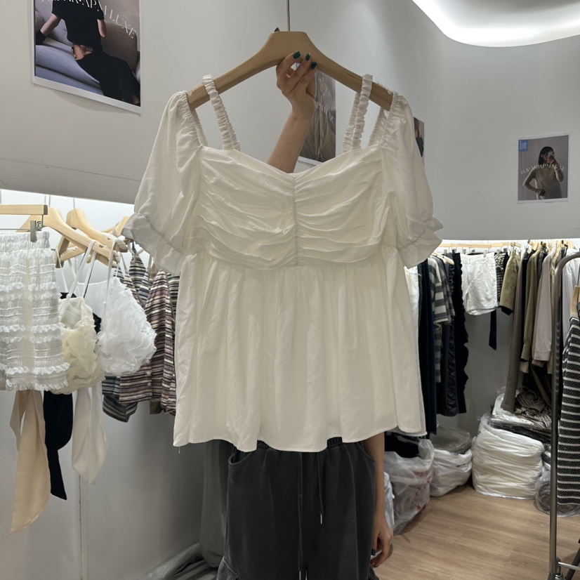 FLIPAR東大門㊣實拍女士新品25春夏熱賣休閑人氣襯衫蕾絲衫FLIPAR襯衫/蕾絲衫