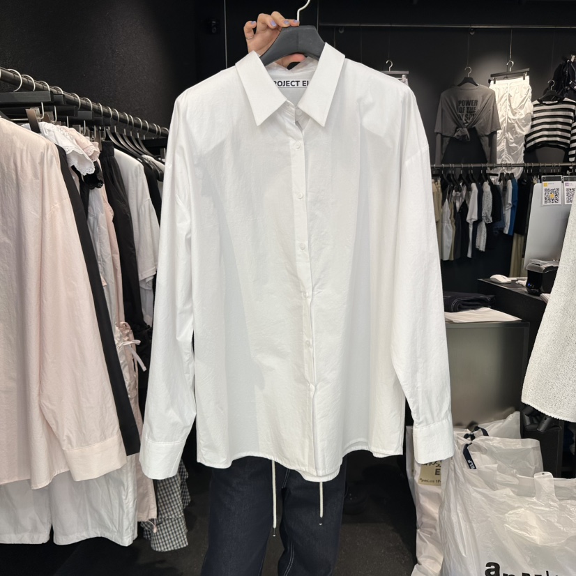 ELF-L東大門㊣代購女士新品真品人氣職業25春夏襯衫蕾絲衫PROJECT ELF/ELF-L襯衫/蕾絲衫