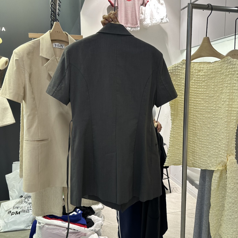 UNA/THE MAY東大門㊣代購女裝新品時尚推薦職業人氣熱賣夾克THEMAY/UNA夾克