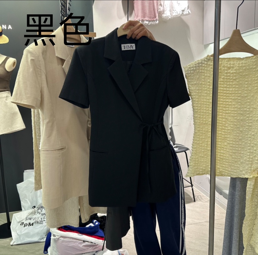 UNA/THE MAY東大門㊣代購女裝新品時尚推薦職業人氣熱賣夾克THEMAY/UNA夾克圖色2