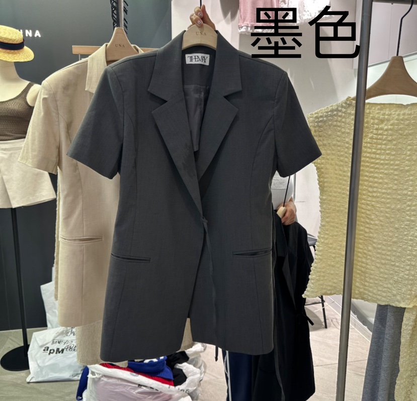 UNA/THE MAY東大門㊣代購女裝新品時尚推薦職業人氣熱賣夾克THEMAY/UNA夾克圖色3