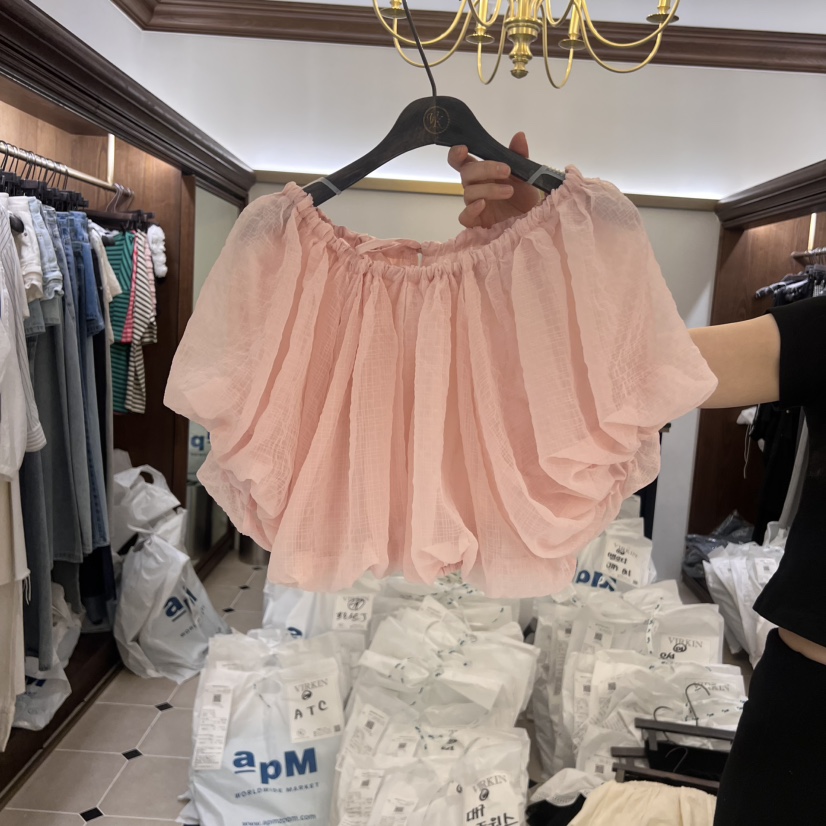 VIRKIN東大門㊣實拍女士新品時尚職業真品休閑人氣襯衫蕾絲衫VIRKIN襯衫/蕾絲衫