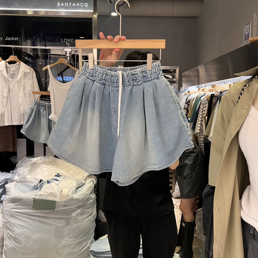 BANY ANCO韓國代購㊣女士新款休閑25春夏人氣推薦短褲綁帶BANY ANCO短褲