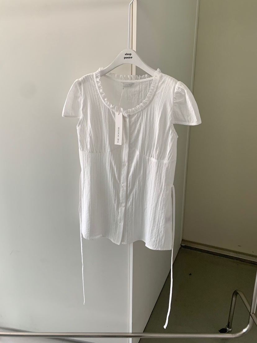 SHOP POSTER東大門㊣實拍女裝新款休閑人氣熱賣襯衫蕾絲衫SHOP_POSTER襯衫/蕾絲衫