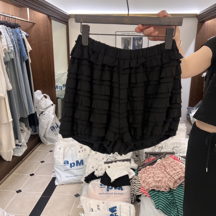 VIRKIN韓國代購㊣女裝新品職業休閑時尚推薦真品25春夏短褲VIRKIN短褲圖色2