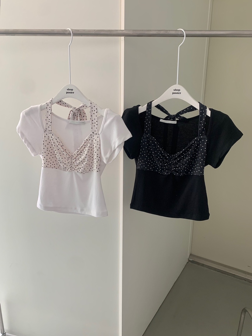 SHOP POSTER東大門㊣代購女士新品推薦休閑25春夏職業熱賣T恤SHOP_POSTERT恤