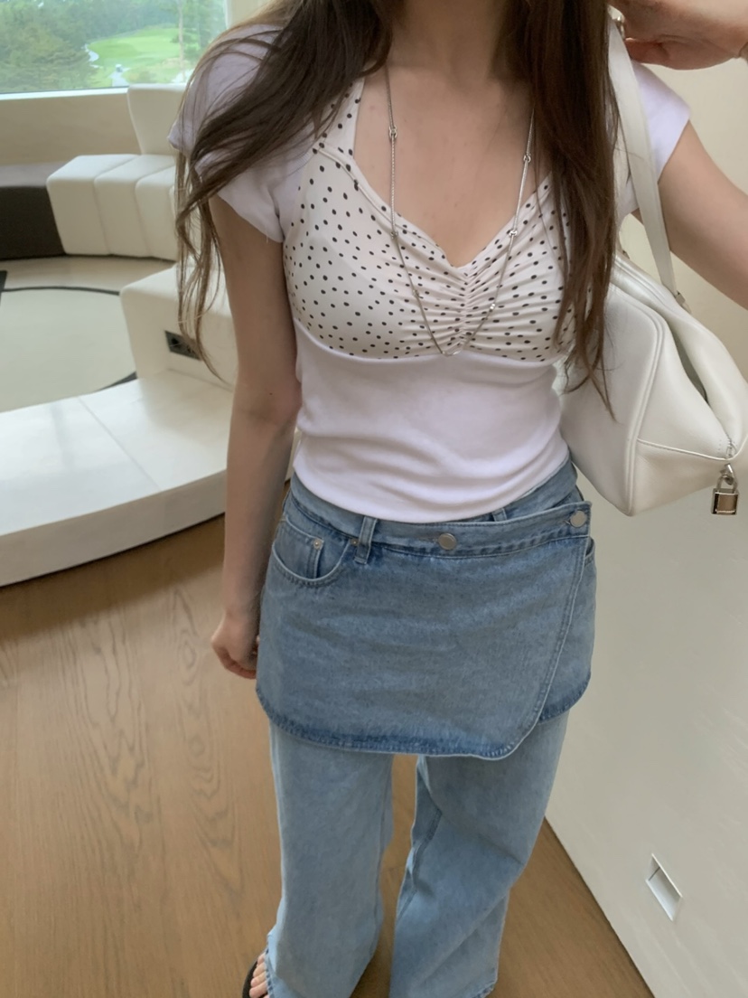 SHOP POSTER東大門㊣代購女士新品推薦休閑25春夏職業熱賣T恤SHOP_POSTERT恤