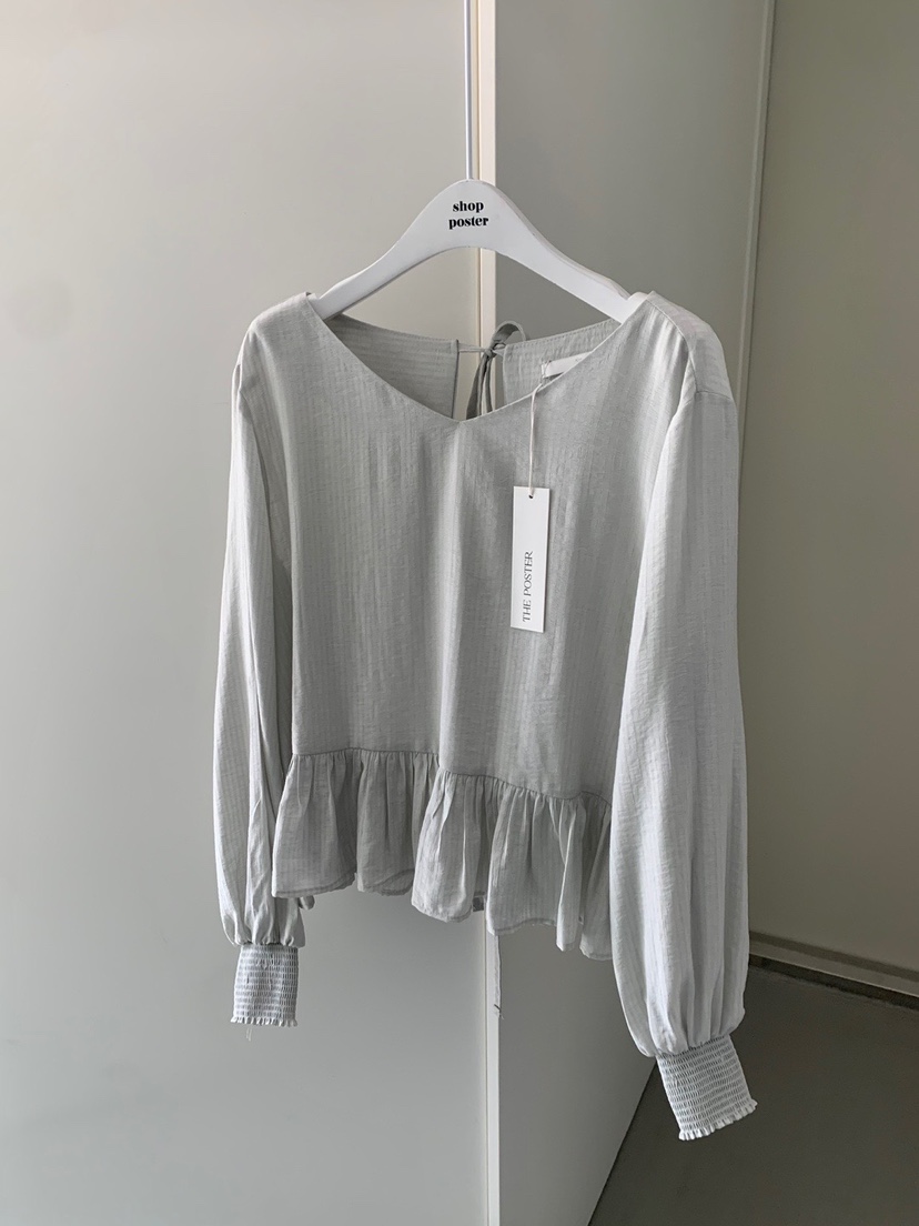 SHOP POSTER東大門㊣直郵女裝新品休閑熱賣人氣襯衫蕾絲衫SHOP_POSTER襯衫/蕾絲衫圖色2