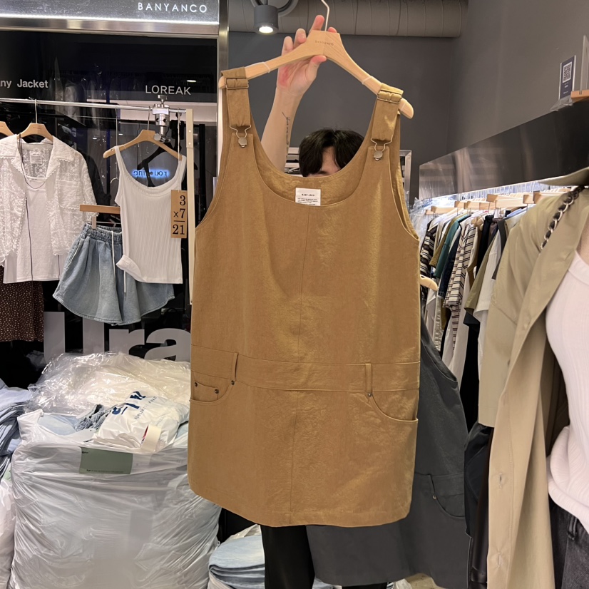 BANY ANCO東大門㊣代購女裝新款熱賣25春夏真品連衣裙工裝褲BANY ANCO連衣裙