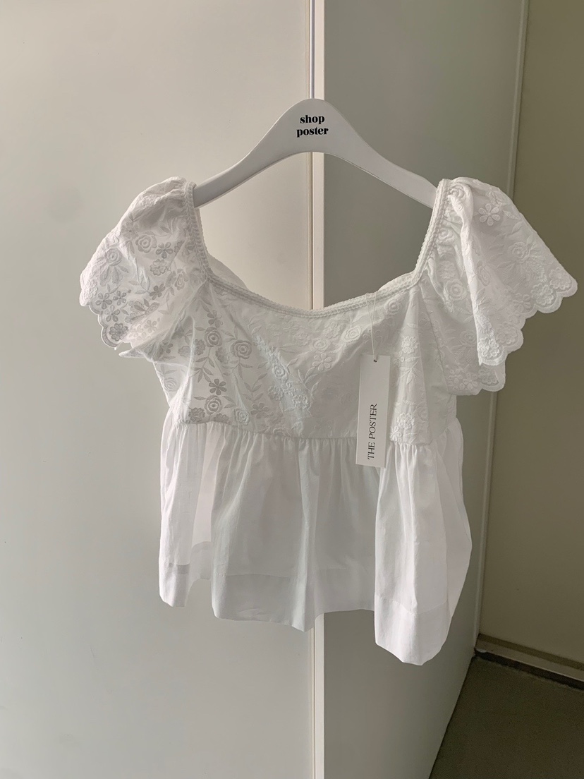 SHOP POSTER東大門㊣實拍女士新款時尚真品人氣襯衫蕾絲衫SHOP_POSTER襯衫/蕾絲衫