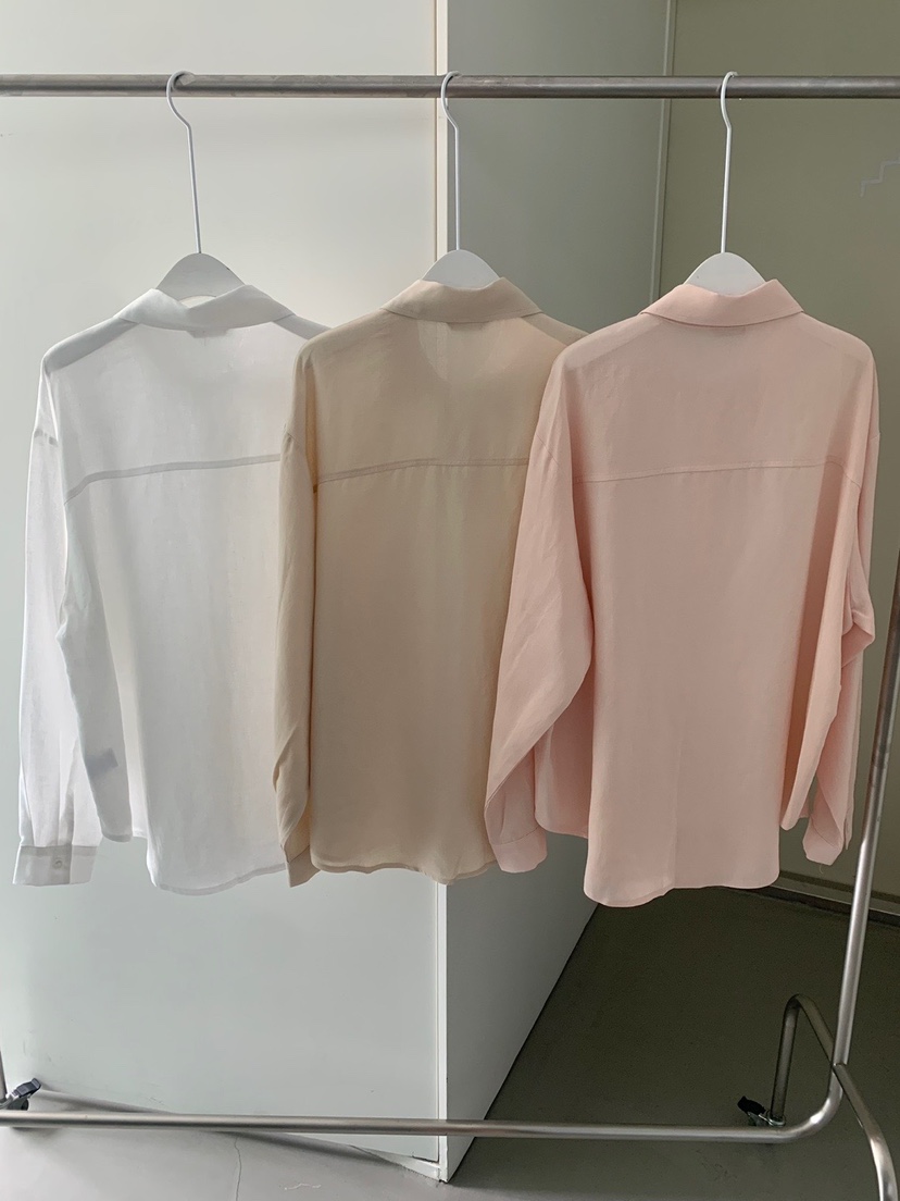 SHOP POSTER韓國直郵㊣女士新款熱賣25春夏襯衫蕾絲衫亞麻布SHOP_POSTER襯衫/蕾絲衫