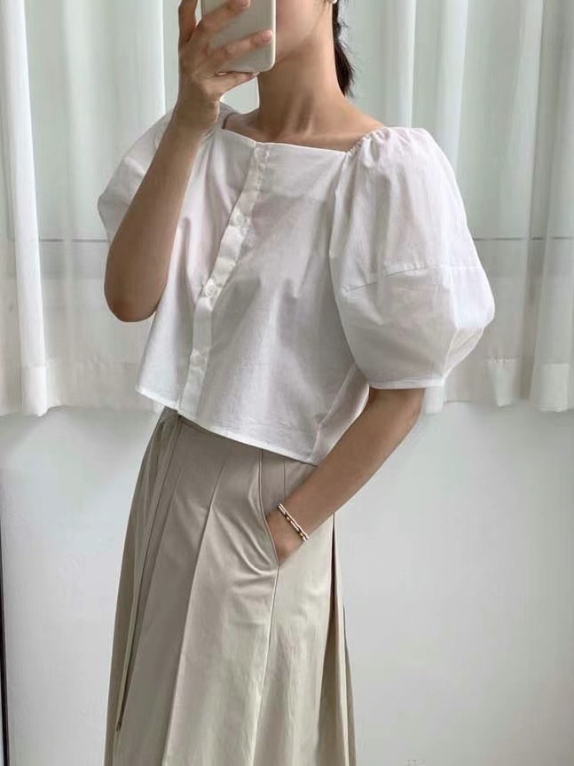 MARID東大門㊣直郵女裝新款熱賣人氣推薦職業休閑襯衫蕾絲衫MARID襯衫/蕾絲衫